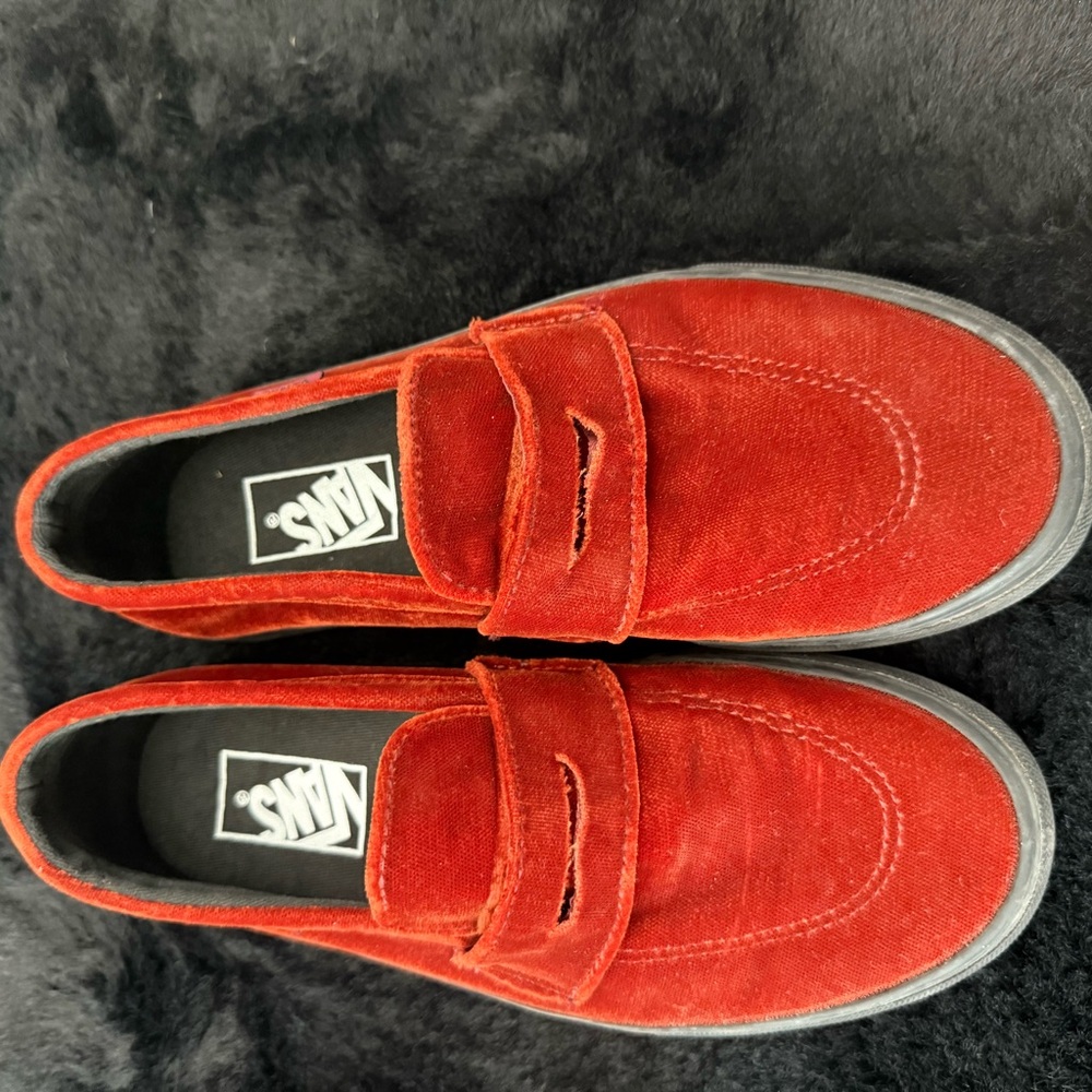 Vans Classic burnt orange Red Loafers